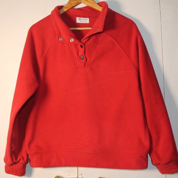 Polar Fleece Button Up Hoody - Picture 1 of 6